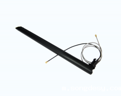 2.4G 外置黑色双出线天线